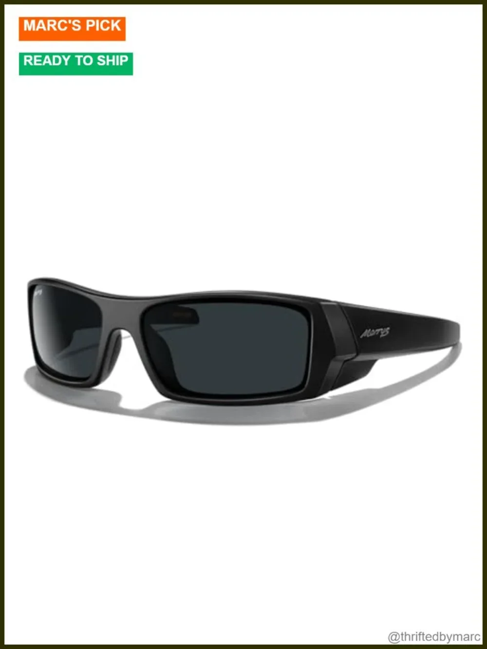 Polarized Wrap Around Rectangular Sunglasses TR90 Men Women UV400